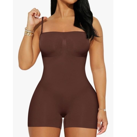 ReoRia Other - ReoRia Brown Shapewear Bodysuit Intimates